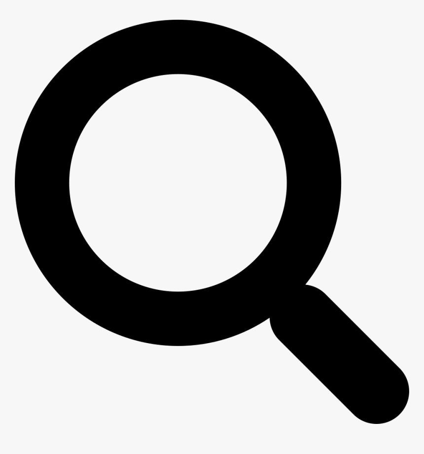 White Magnifying Glass Icon Png - White Magnifying Glass Png, Transparent Png, Free Download