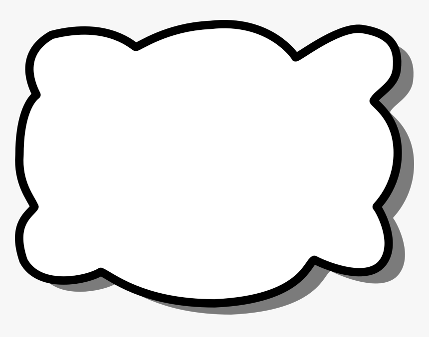 Square Cloud Clipart Png, Transparent Png, Free Download