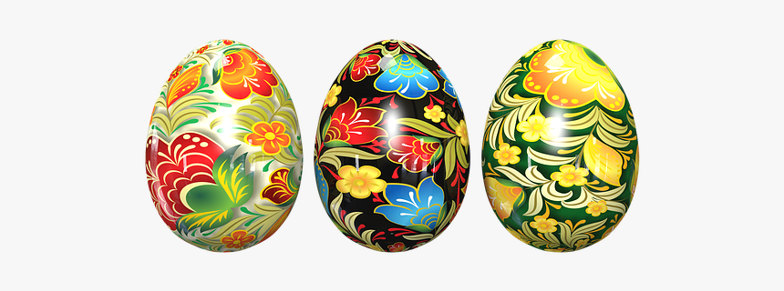 Easter Eggs, Of Chickens, Painted Eggs - Egg, HD Png Download, Free Download