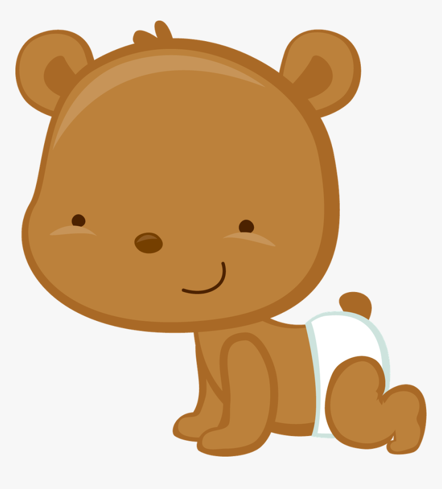 Baby Bear In Diaper Cartoon Hd Png Download Kindpng
