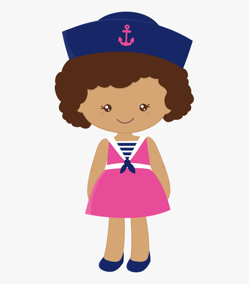 Nautical Girl Clipart - Niñas Minus, HD Png Download, Free Download