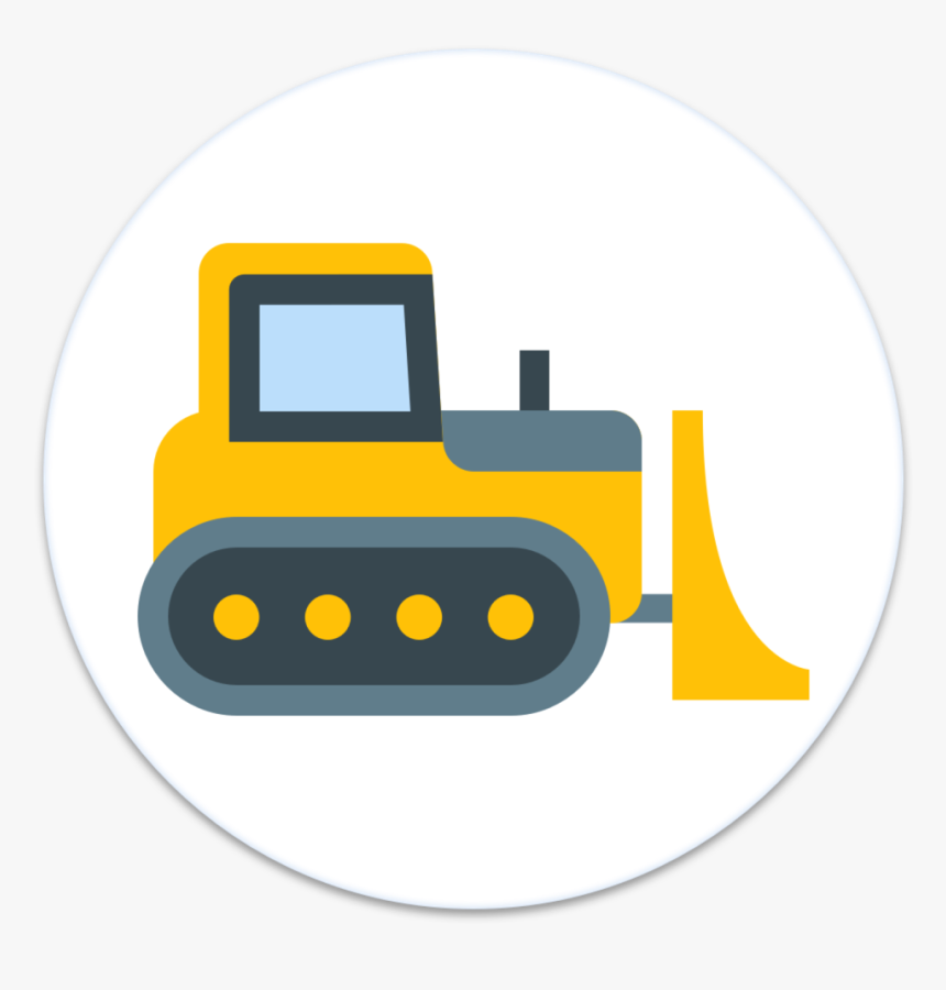 Icon Bulldozer Png, Transparent Png, Free Download