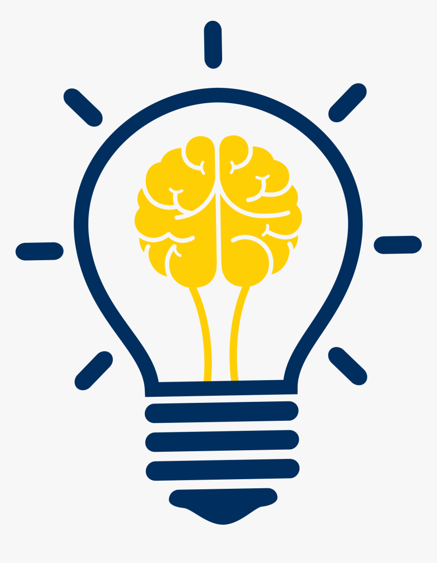 Transparent Education Icon Png - Brain Light Bulb Clip Art, Png Download, Free Download