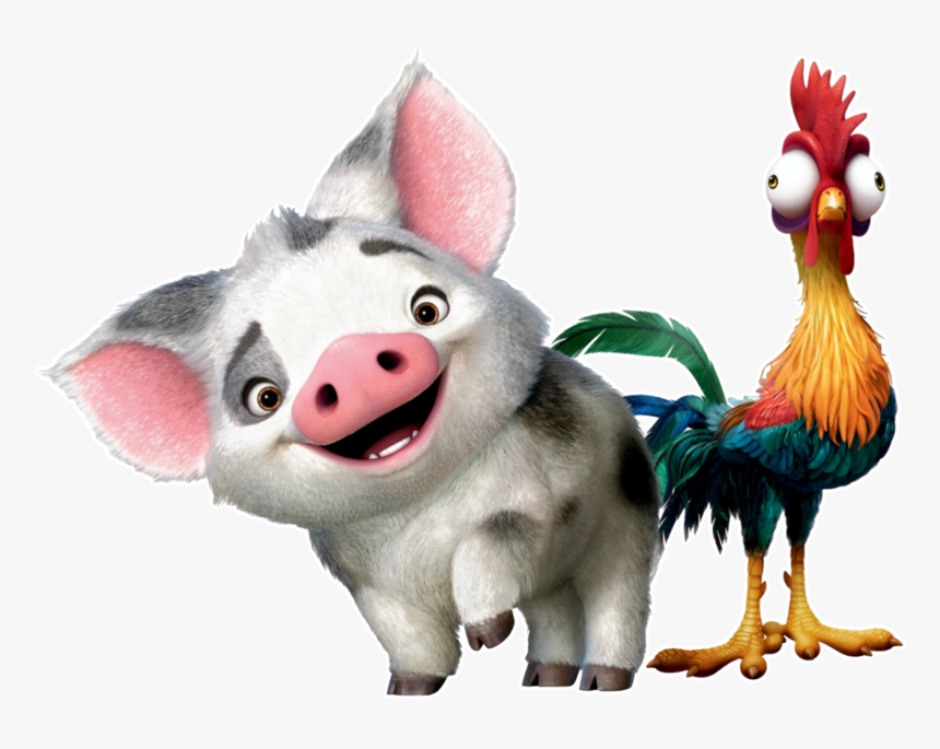 Moana Pig And Chicken Hd Png Download Kindpng