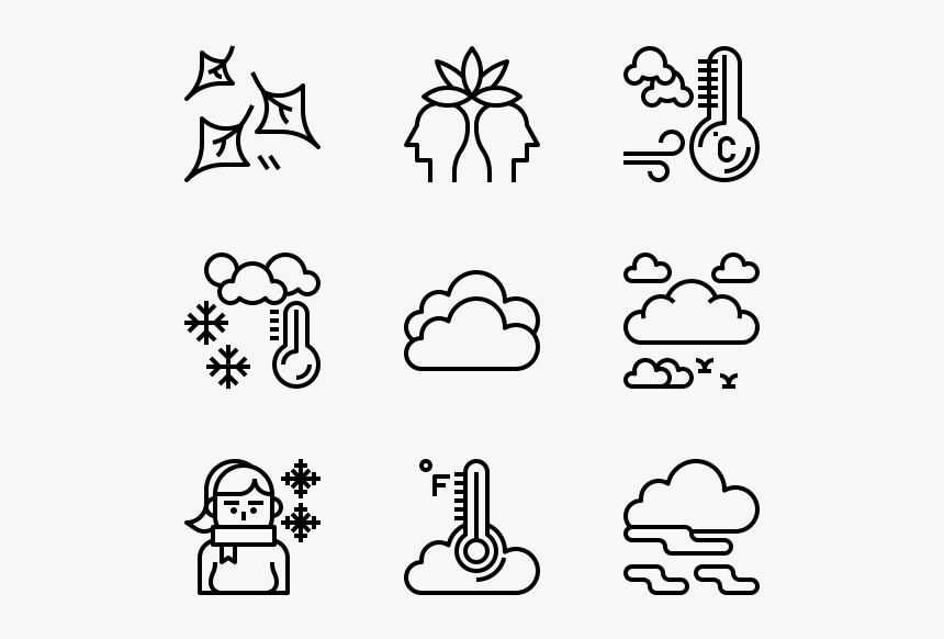 Weather - Calor Y Frio Icono, HD Png Download, Free Download