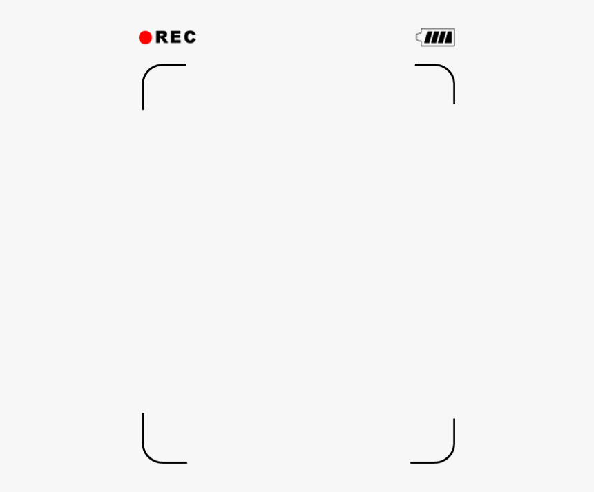 #camera #rec #overlay - Rec Frame Png, Transparent Png, Free Download