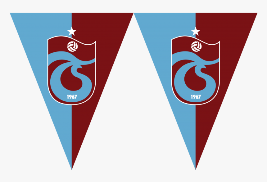 Trabzonspor Üçgen Flama Bayrak Süs - Trabzonspor, HD Png Download, Free Download