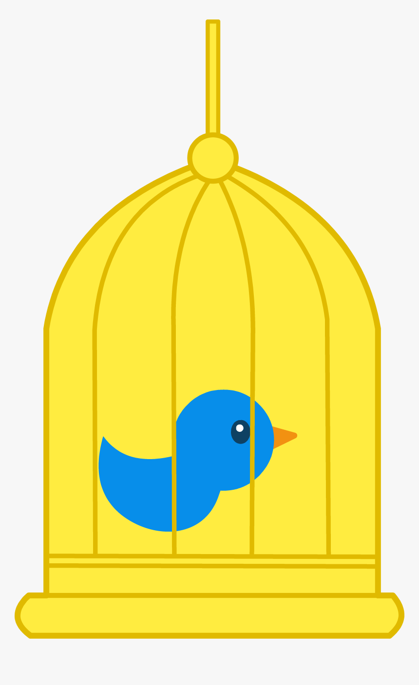 Pet Bird Clipart - Cute Bird Cage Clip Art, HD Png Download, Free Download