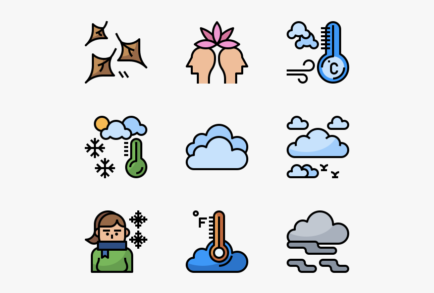 Weather - Calor Y Frio Icono, HD Png Download, Free Download