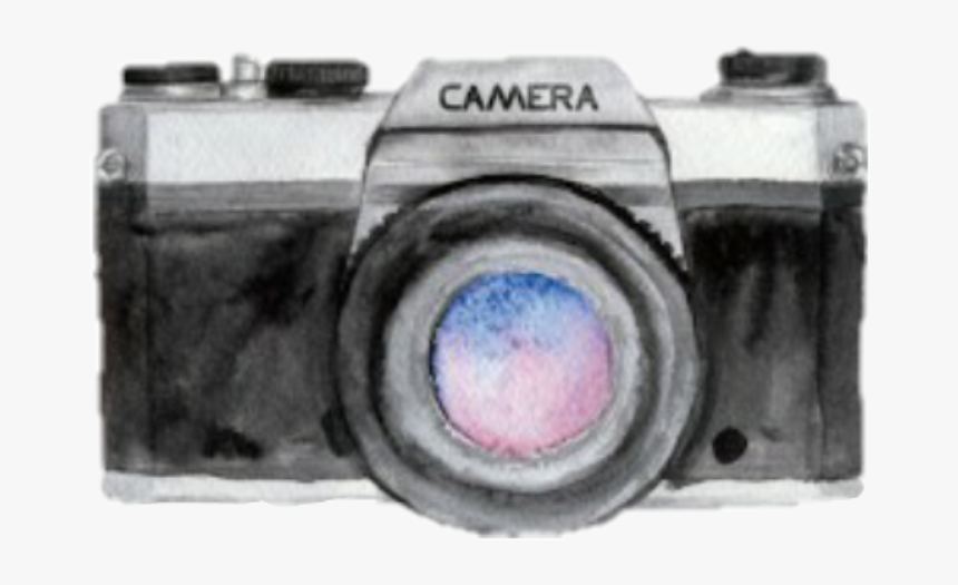 Tumblr Camera Png - Transparent Watercolor Camera Painting, Png Download, Free Download