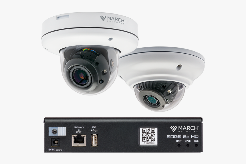 Ca2 Ir Microdomes With Edge 8e Encoder - Surveillance Camera, HD Png Download, Free Download