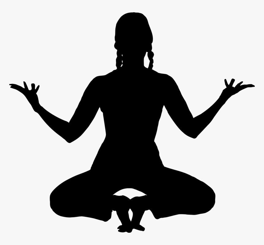 Meditation, Yoga, Silhouette, Exercise, Female, Fitness - Meditation 4k, HD Png Download, Free Download