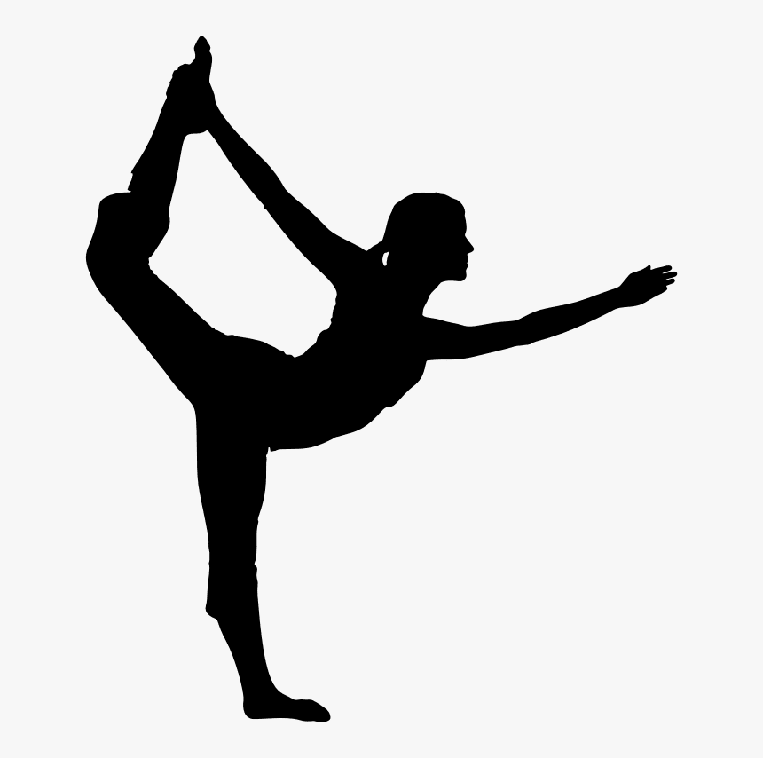 Silhouette Yoga Pose Png, Transparent Png, Free Download