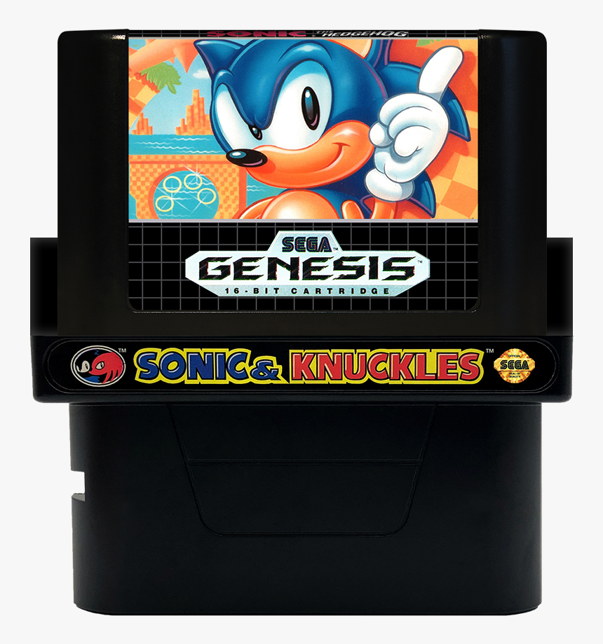 Sonic The Hedgehog Sega Genesis Cartridge, HD Png Download, Free Download