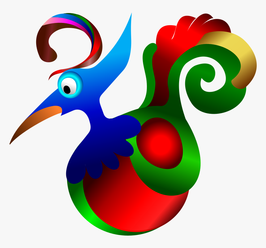Decorative Bird Medium Image - Bird Clipart Design, HD Png Download, Free Download