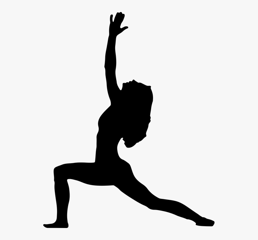 Yoga Pose Silhouette, HD Png Download, Free Download