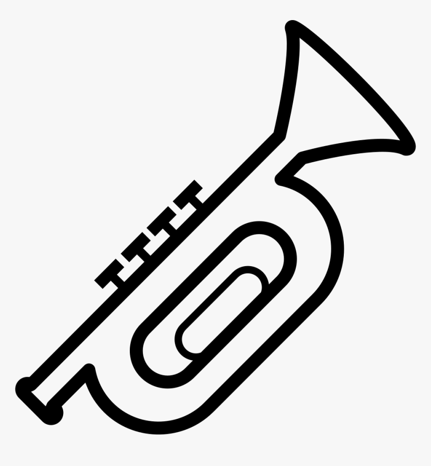 Trumpet Template, HD Png Download, Free Download