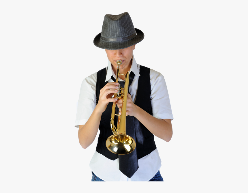 Trumpet Playing In Hat, HD Png Download, Free Download