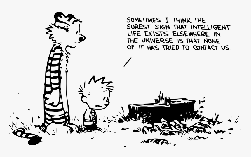 Calvin And Hobbes Single Panel, HD Png Download, Free Download