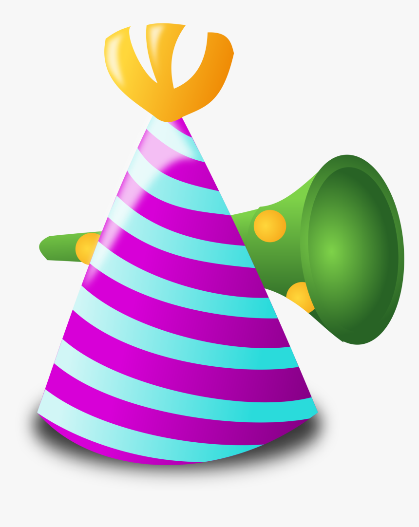 Party Hat,cone,trumpet - Birthday Icon, HD Png Download, Free Download