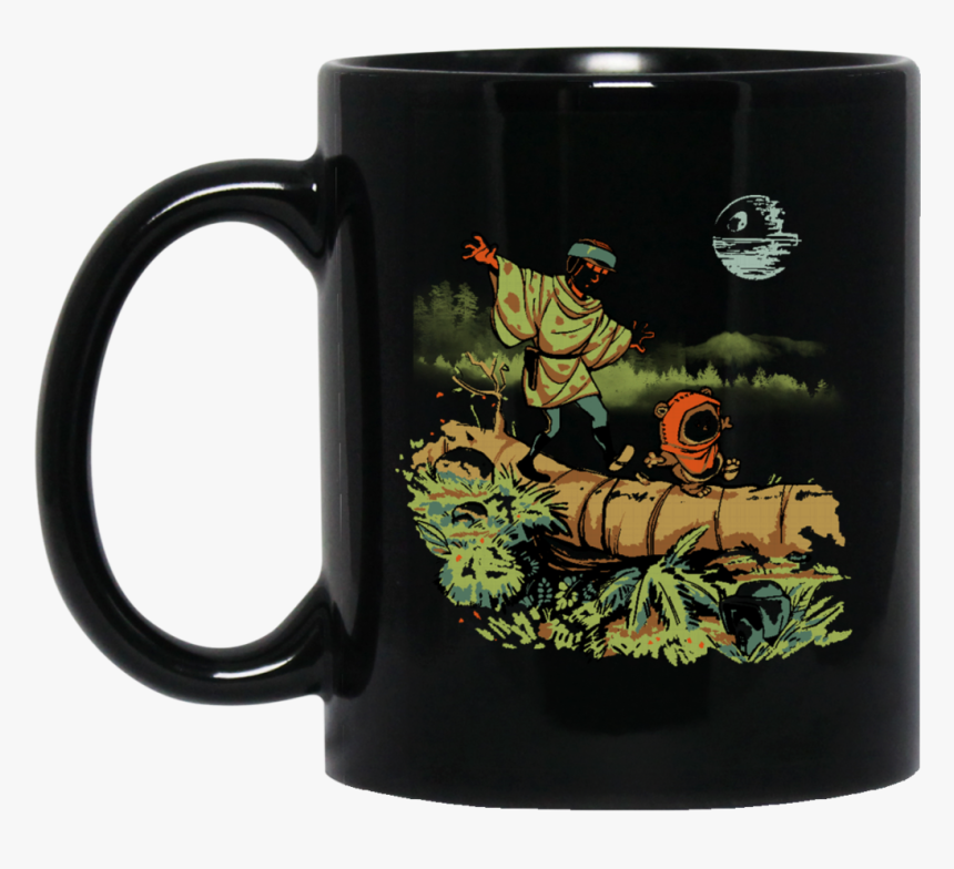 Calvin And Hobbes Star Wars Mug Wok This Way Coffee - Princess Are Born In October, HD Png Download, Free Download