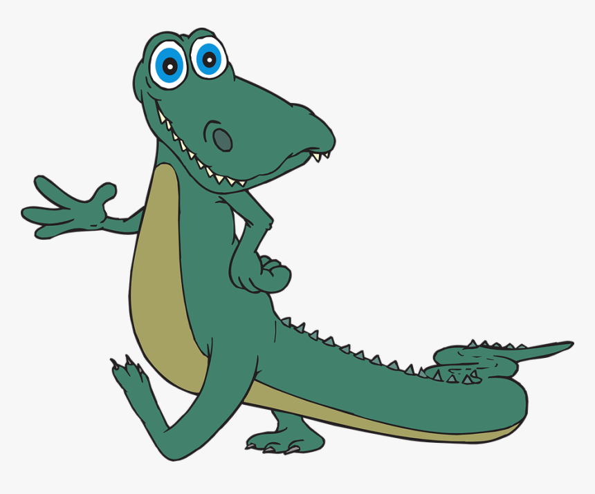 Vector Drawing Of Vrksasana Yoga Pose - Crocodile Clipart, HD Png Download, Free Download