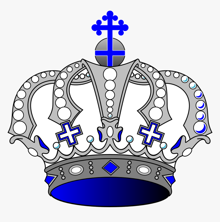 Silver King Crown Clipart, HD Png Download, Free Download