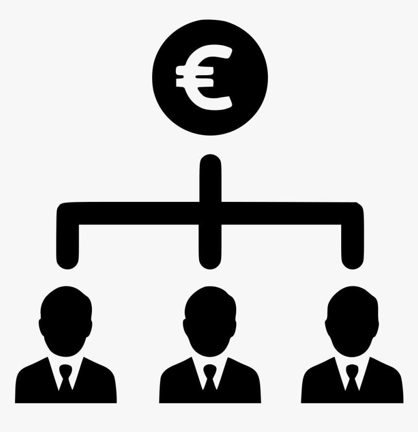 Euro Earnings Business Group People Businessmen - Organizational Chart Icon Png, Transparent Png, Free Download