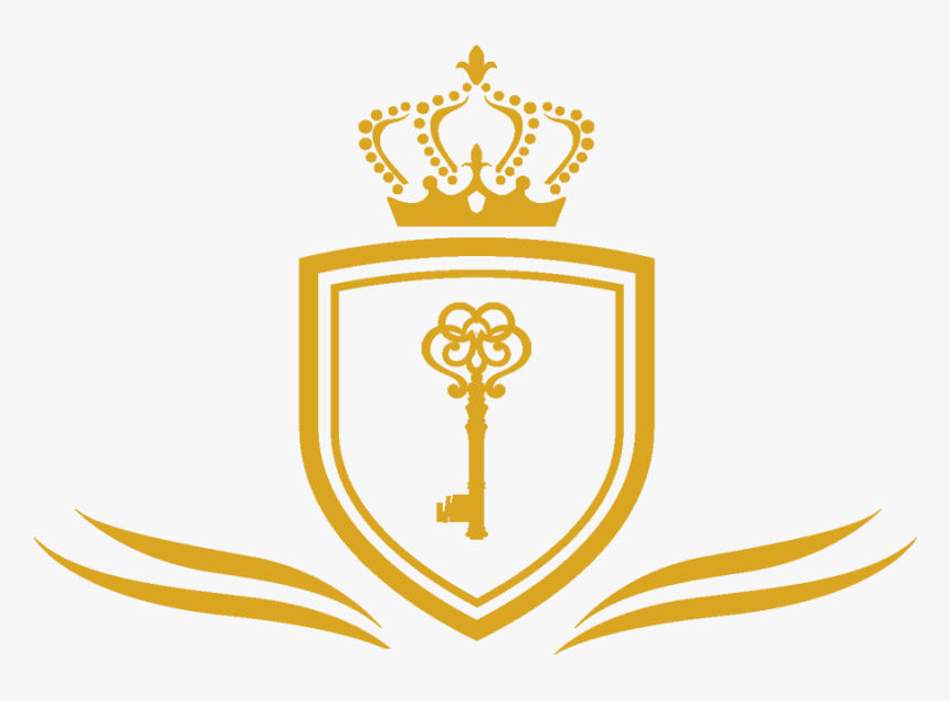 Gold Crown Keys Png - Crest, Transparent Png, Free Download