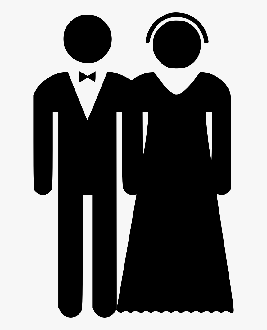 Bride Couple Groom Marriage - Illustration, HD Png Download, Free Download