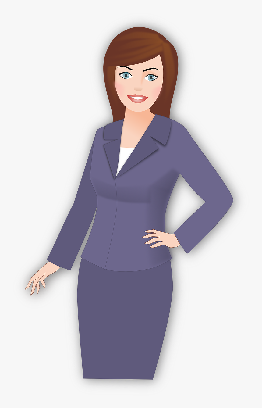 Women"s Suit Icon - Desenhos Em Png Mulheres, Transparent Png, Free Download