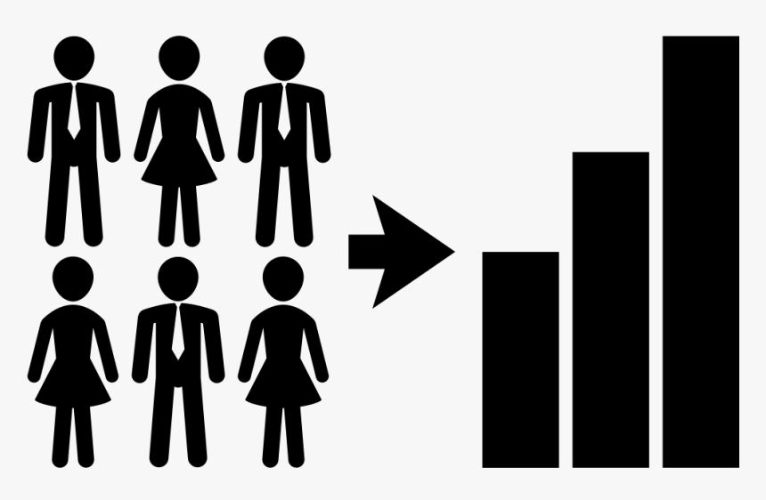 Demographics Of A Population - Desenho De Bonecos Em Familia, HD Png Download, Free Download