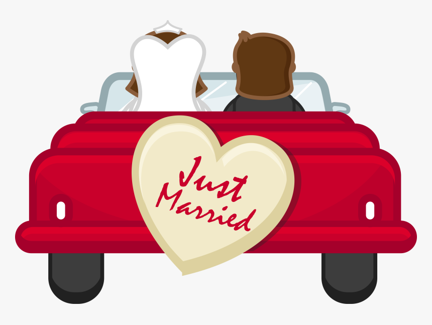 Cartoon Just Got Married, HD Png Download, Free Download