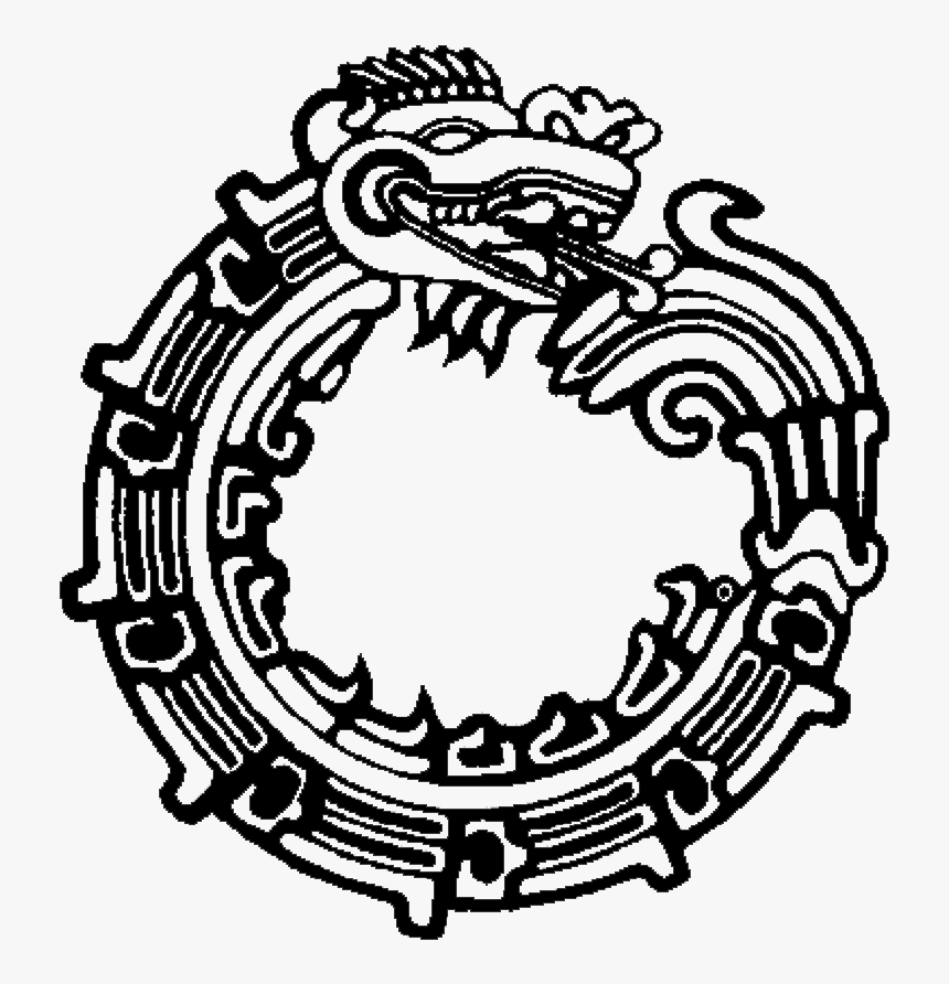 Person With Mayan Tatoo - Quetzalcoatl Ouroboros, HD Png Download, Free Download