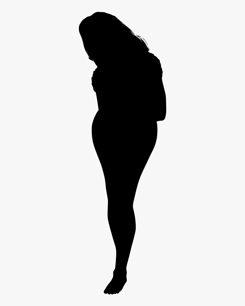 Plus Size Women Shadow, HD Png Download, Free Download