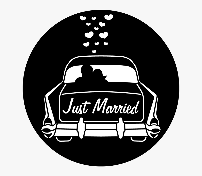 Transparent Car Clipart Top View - Wedding Car Silhouette Png, Png Download, Free Download