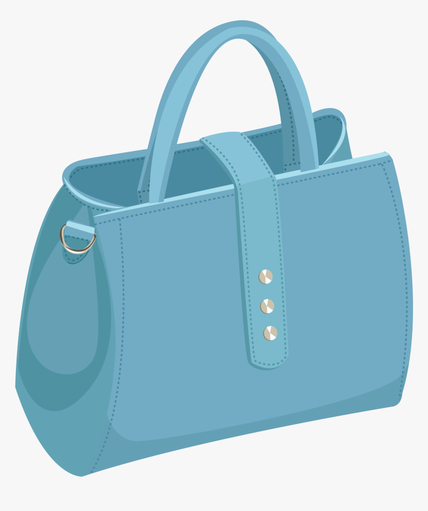 Ladies Bag Handbag Blue Yellow Png And Vector Image - Ladies Bag Vector Png, Transparent Png, Free Download