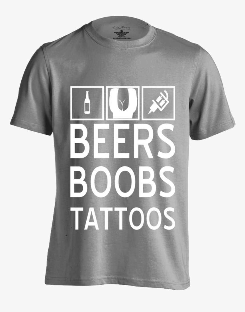 "beers Boobs Tattoos - Active Shirt, HD Png Download, Free Download