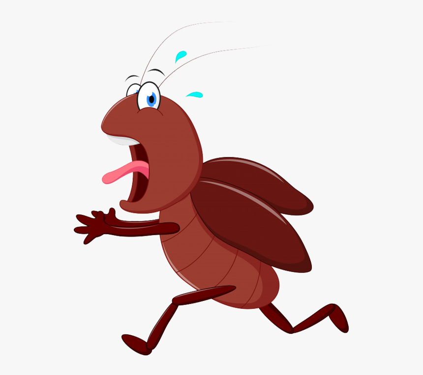 Ant Running - Cockroach Man Cartoon, HD Png Download, Free Download