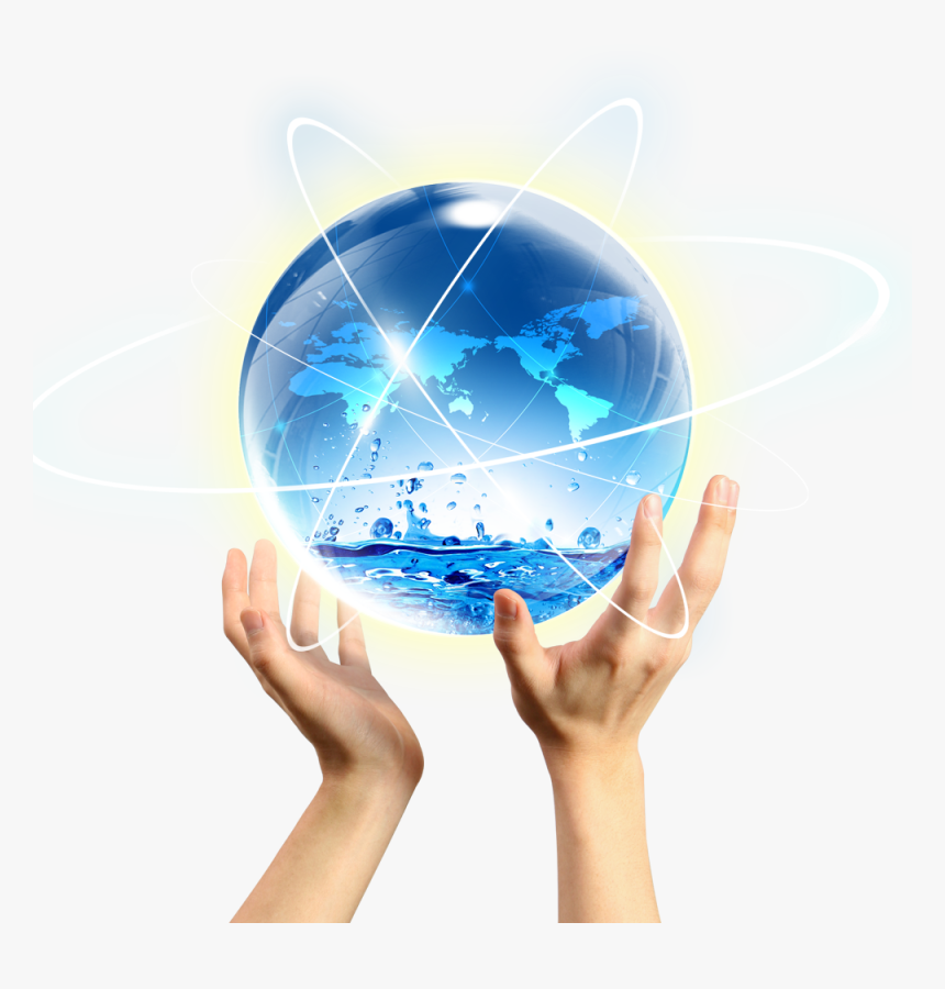 Hand With Globe Png, Transparent Png, Free Download
