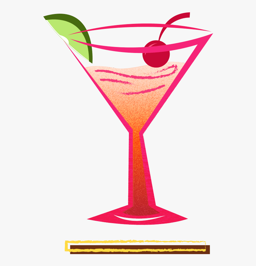 Illustration Of A Cuban Daquirí - Martini Glass, HD Png Download, Free Download