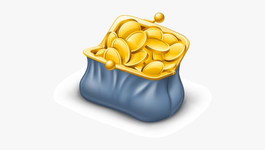 Gold Money Coins Bag Vector Of Coin Clipart - Money Vector, HD Png Download, Free Download