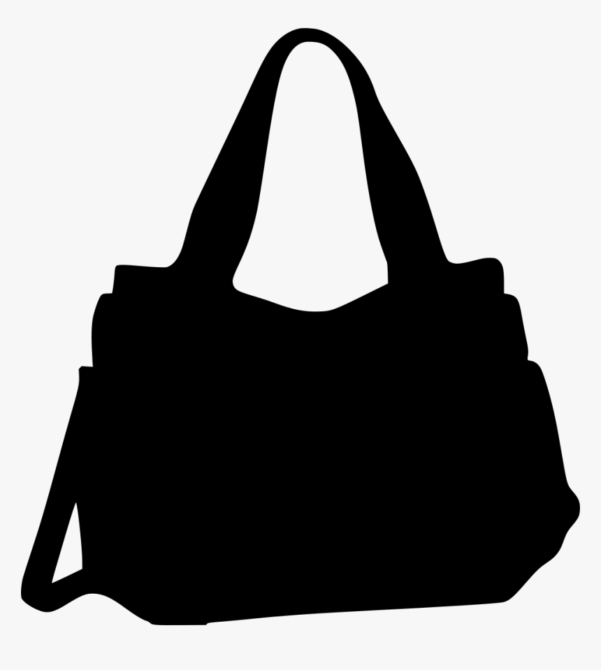 Monochrome Bags - Handbag Silhouette Png, Transparent Png, Free Download