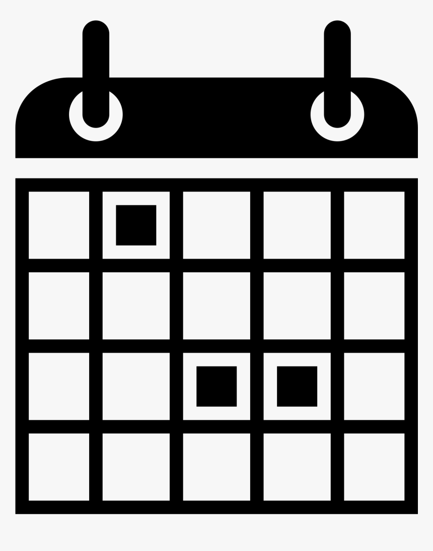 Digital Calendar With Appointments Icon - Png Calendar Icon, Transparent Png, Free Download