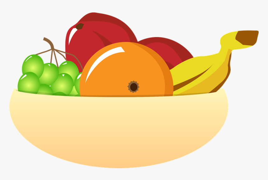 Frutero, Frutas, Los Alimentos, Fresco, Dieta, Cuenco - Fruit Bowl Vector Png, Transparent Png, Free Download