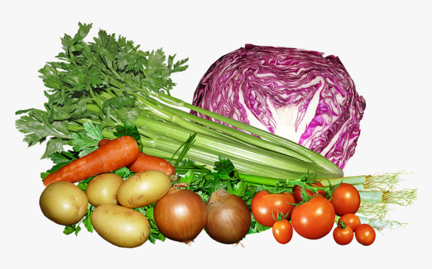 Hortalizas, Los Alimentos, Apio, Col, Patatas - Vegetables Hd, HD Png Download, Free Download