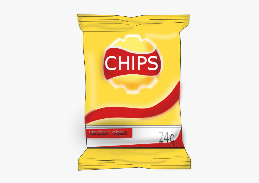Bag - Of - Potato - Chips - Clipart - Potato Chips Clip Art, HD Png Download, Free Download