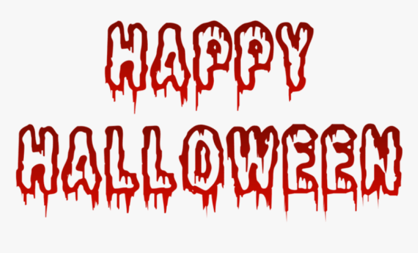 Free Png Happy Halloween Png Images Transparent - Happy Halloween Png Red, Png Download, Free Download