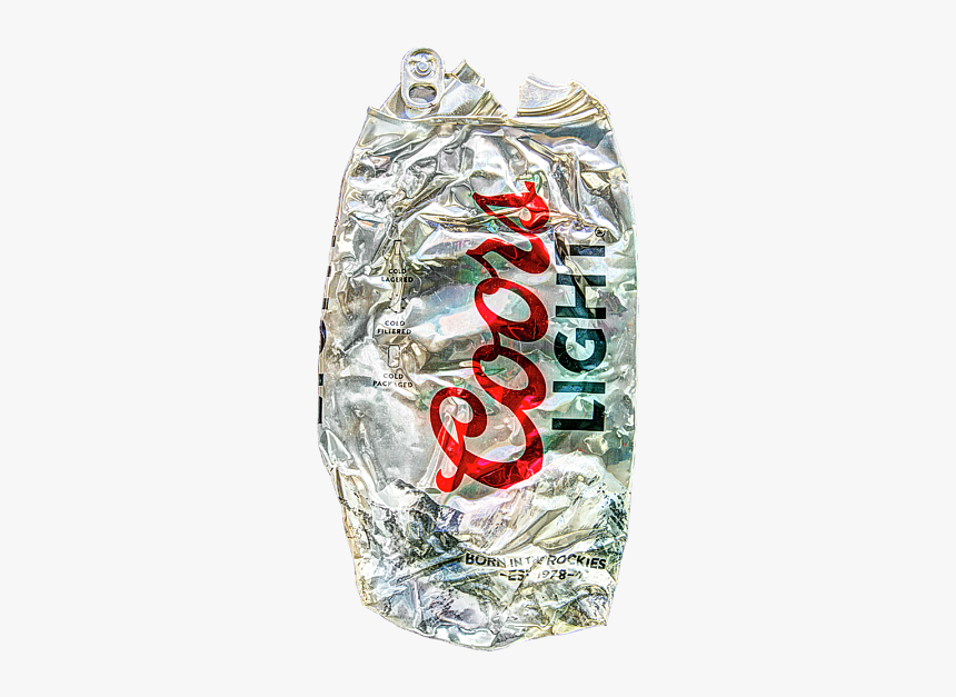 Crushed Beer Can Png, Transparent Png, Free Download