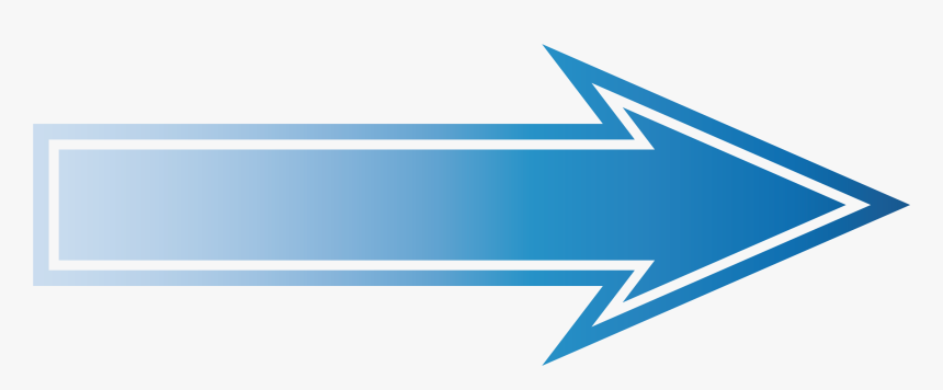Logos Clipart Arrowhead - Simple Blue Arrow Transparent, HD Png Download, Free Download
